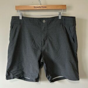 KUHL Mens SHIFT AMPHIBIA SHORT Gray Hiking Outdoor UPF Stretch Sz 38